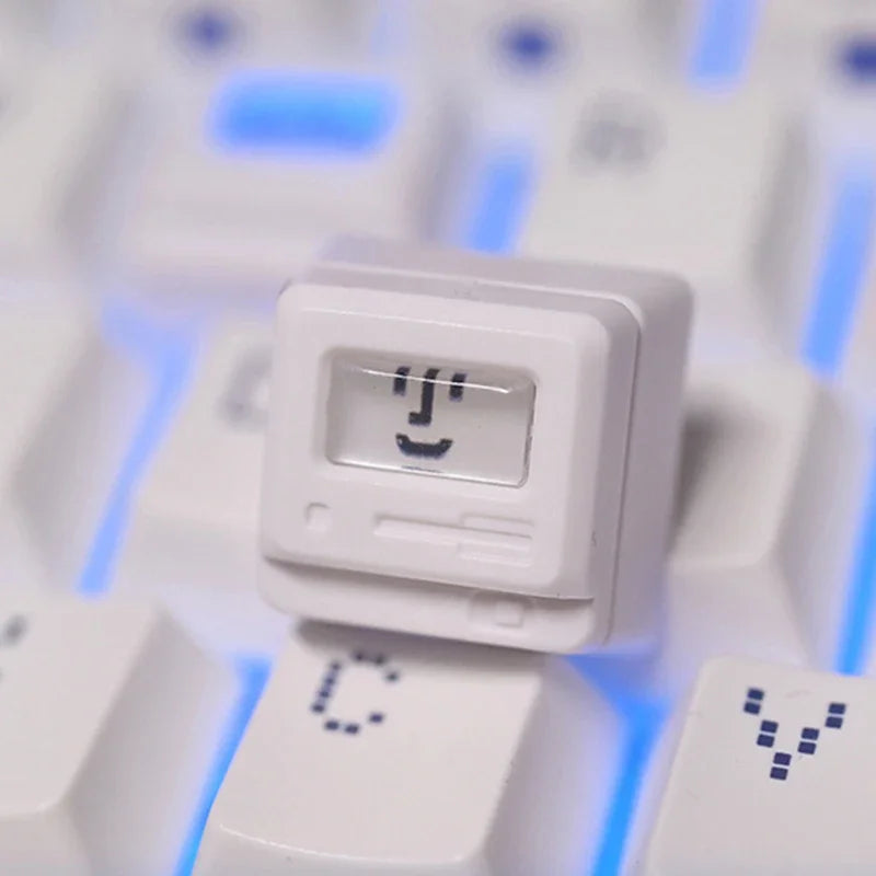 K-04 Πλήκτρα πληκτρολογίου 3 σε 1 για μηχανικά κλασικά ρετρό χαριτωμένα διαφανή μπρελόκ Κοστούμια με χαριτωμένα κουμπιά εξατομικευμένα πλήκτρα