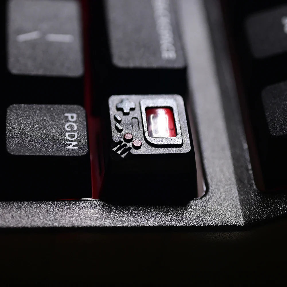 Πλήκτρα πληκτρολογίου K-04 3 σε 1 Αντικατάσταση μηχανικού πληκτρολογίου πληκτρολογίου ρετρό πληκτρολόγια κονσόλας παιχνιδιών Χαριτωμένη διαφανής στολή για μπρελόκ