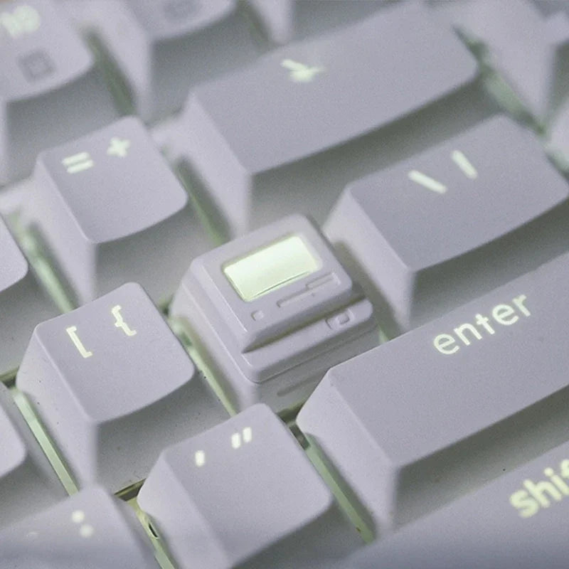 K-04 Πλήκτρα πληκτρολογίου 3 σε 1 για μηχανικά κλασικά ρετρό χαριτωμένα διαφανή μπρελόκ Κοστούμια με χαριτωμένα κουμπιά εξατομικευμένα πλήκτρα