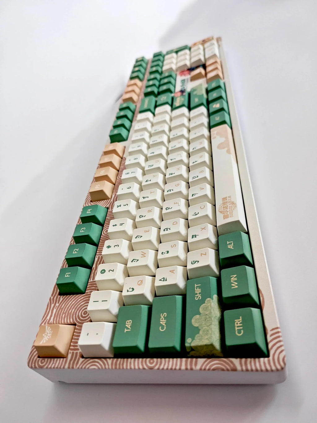 Kingdom Tears Keycaps Legend of Zeldas Key Caps PBT Custom Cherry Amilo IKBC Cute Keyboard Caps for Ganming Mechanical Keyboards