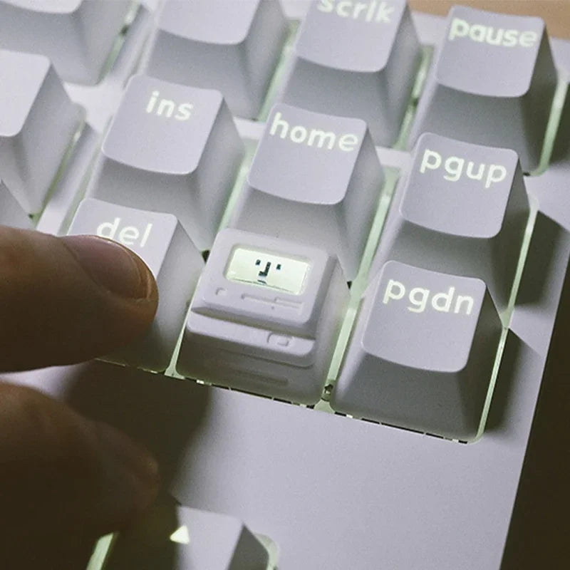 K-04 Πλήκτρα πληκτρολογίου 3 σε 1 για μηχανικά κλασικά ρετρό χαριτωμένα διαφανή μπρελόκ Κοστούμια με χαριτωμένα κουμπιά εξατομικευμένα πλήκτρα