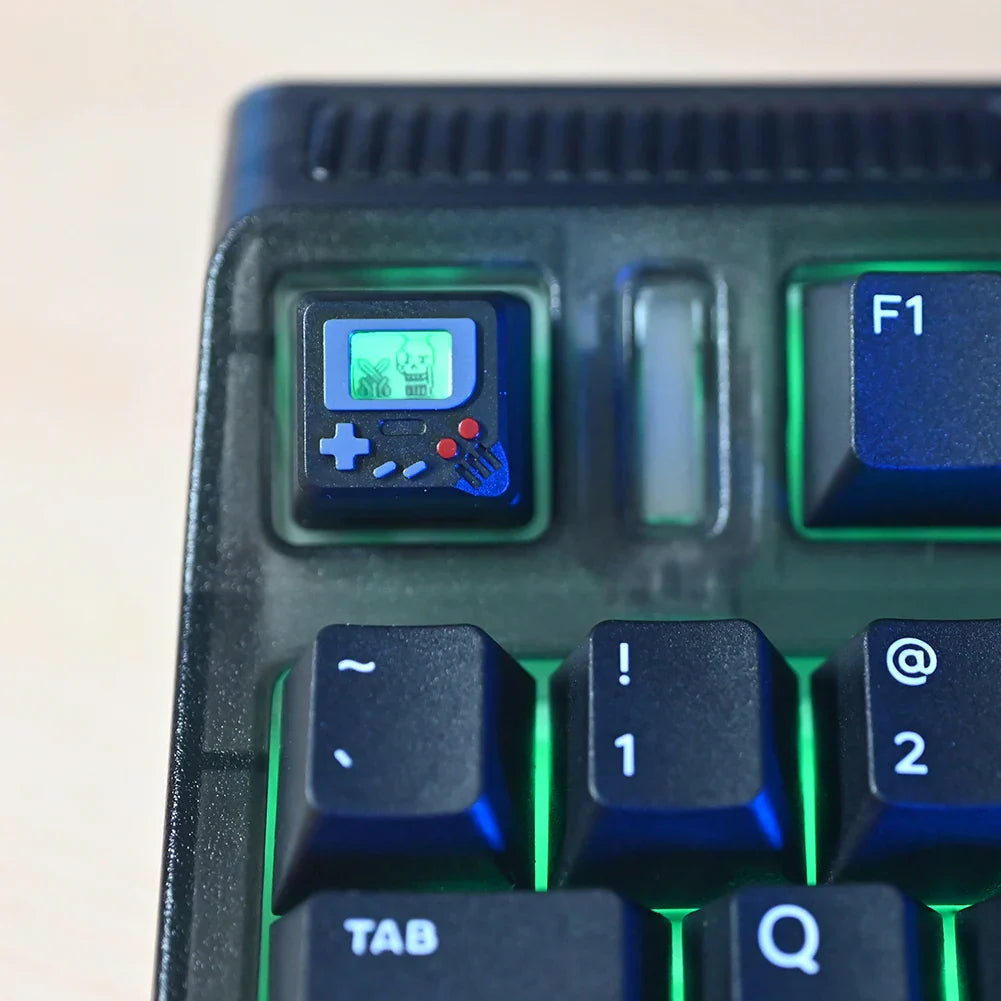Πλήκτρα πληκτρολογίου K-04 3 σε 1 Αντικατάσταση μηχανικού πληκτρολογίου πληκτρολογίου ρετρό πληκτρολόγια κονσόλας παιχνιδιών Χαριτωμένη διαφανής στολή για μπρελόκ