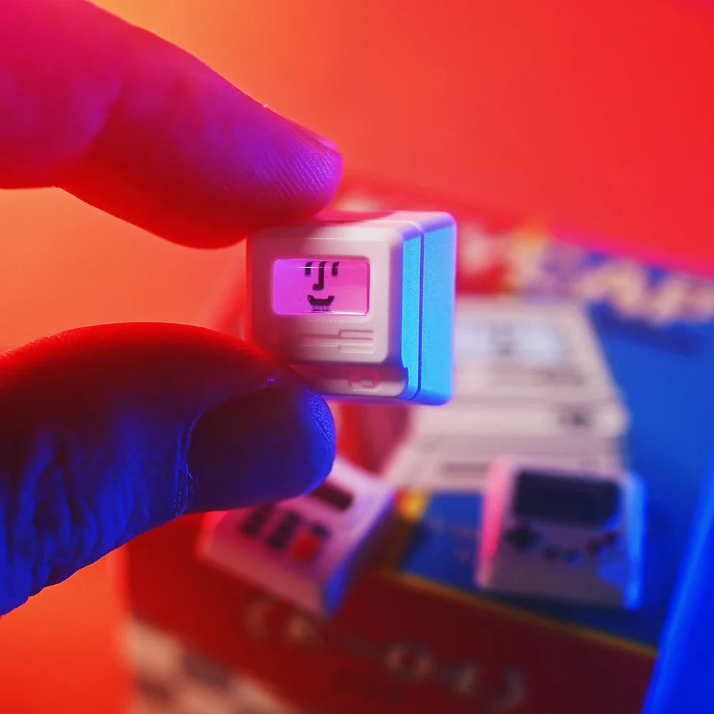 Πλήκτρα πληκτρολογίου K-04 3 σε 1 Αντικατάσταση μηχανικού πληκτρολογίου πληκτρολογίου ρετρό πληκτρολόγια κονσόλας παιχνιδιών Χαριτωμένη διαφανής στολή για μπρελόκ