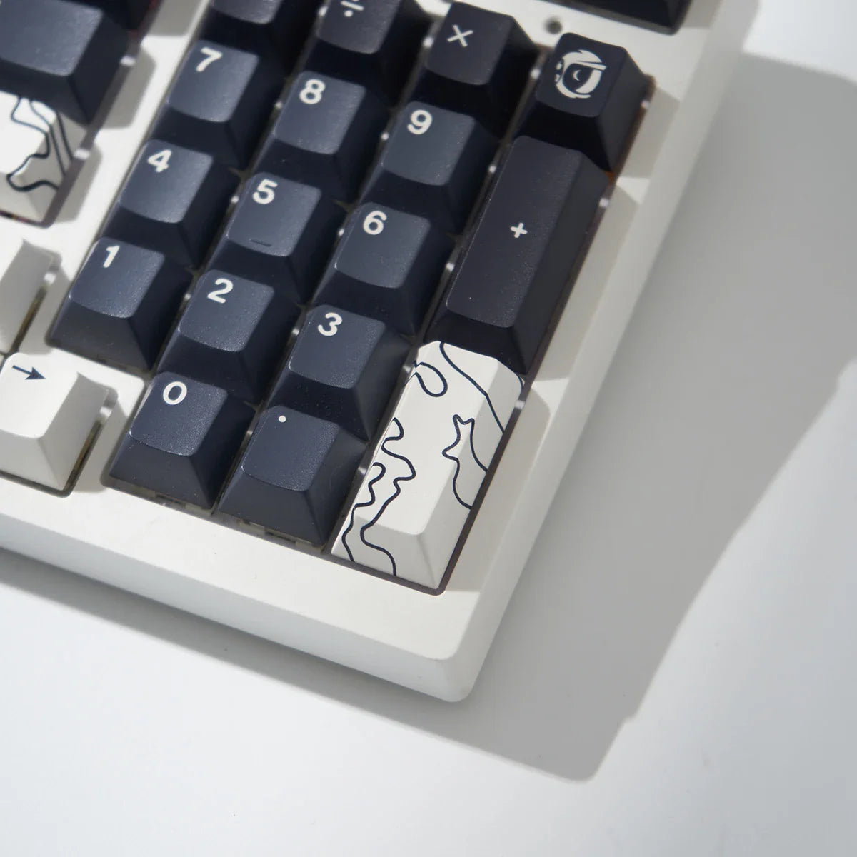 Coral Sea Keycap 4PCS Keycaps Cherry Profile Dye-Sub PBT keycaps Space Bar 6.25U ESC Enter Custom Keycap For Mechanical Keyboard