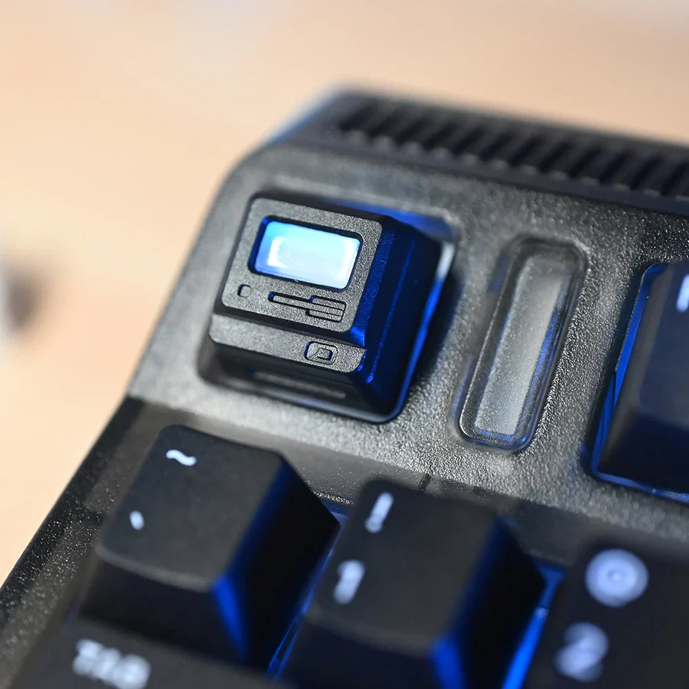 Πλήκτρα πληκτρολογίου K-04 3 σε 1 Αντικατάσταση μηχανικού πληκτρολογίου πληκτρολογίου ρετρό πληκτρολόγια κονσόλας παιχνιδιών Χαριτωμένη διαφανής στολή για μπρελόκ